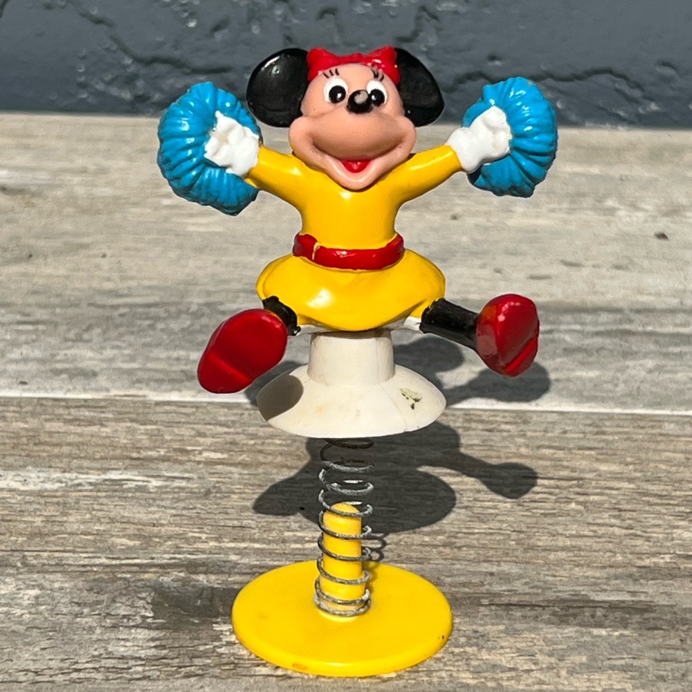 VINTAGE DISNEY MINNIE MOUSE SPRING POP UP TOY